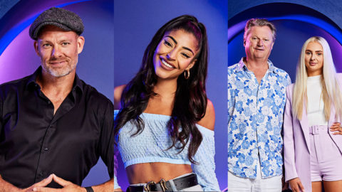 The Circle 2021 - series 3 players James Crossley, Manrika Khaira and Jamie and Millie Dutton-Forshaw